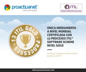 ProactivaNET se convierte en la herramienta ITSM con más acreditaciones ITIL a nivel mundial