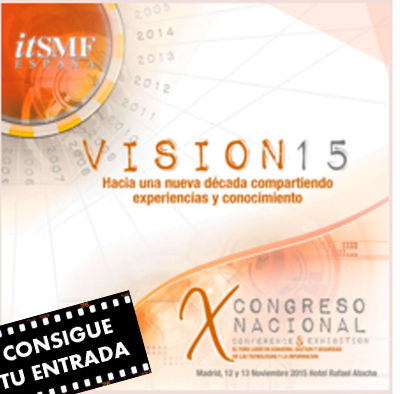 ProactivaNET sortea 2 invitaciones para asistir al X Congreso itSMF España 2015