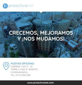 Nuevas oficinas de Proactivanet en Colombia
