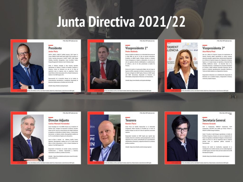 Grupo ITSM4ITAM en la nueva Junta Directiva en itSMF España